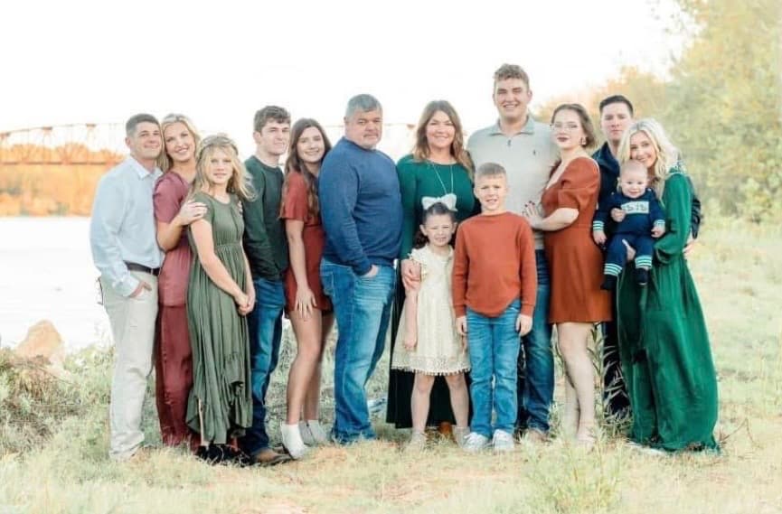 Family photo of Bordelon's team